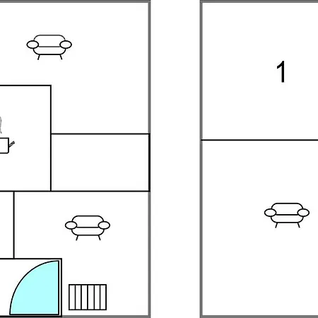 1 Bedroom In * Rudkobing