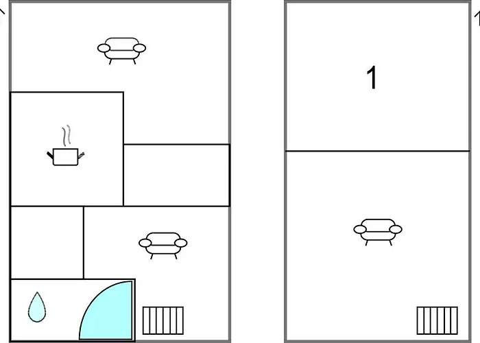 1 Bedroom In * Rudkøbing